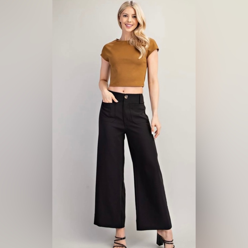 Anthropologie The Colette High-Rise Wide-Leg Pants by Maeve